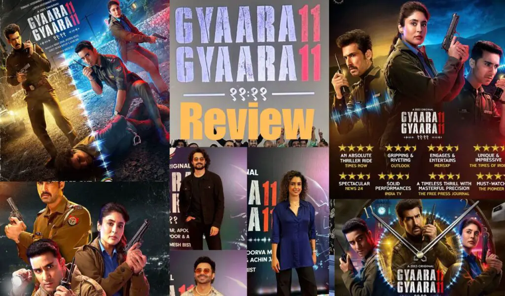 Gyaarah Gyaarah review with scenes from the Zee5 time-travel thriller and the star cast.